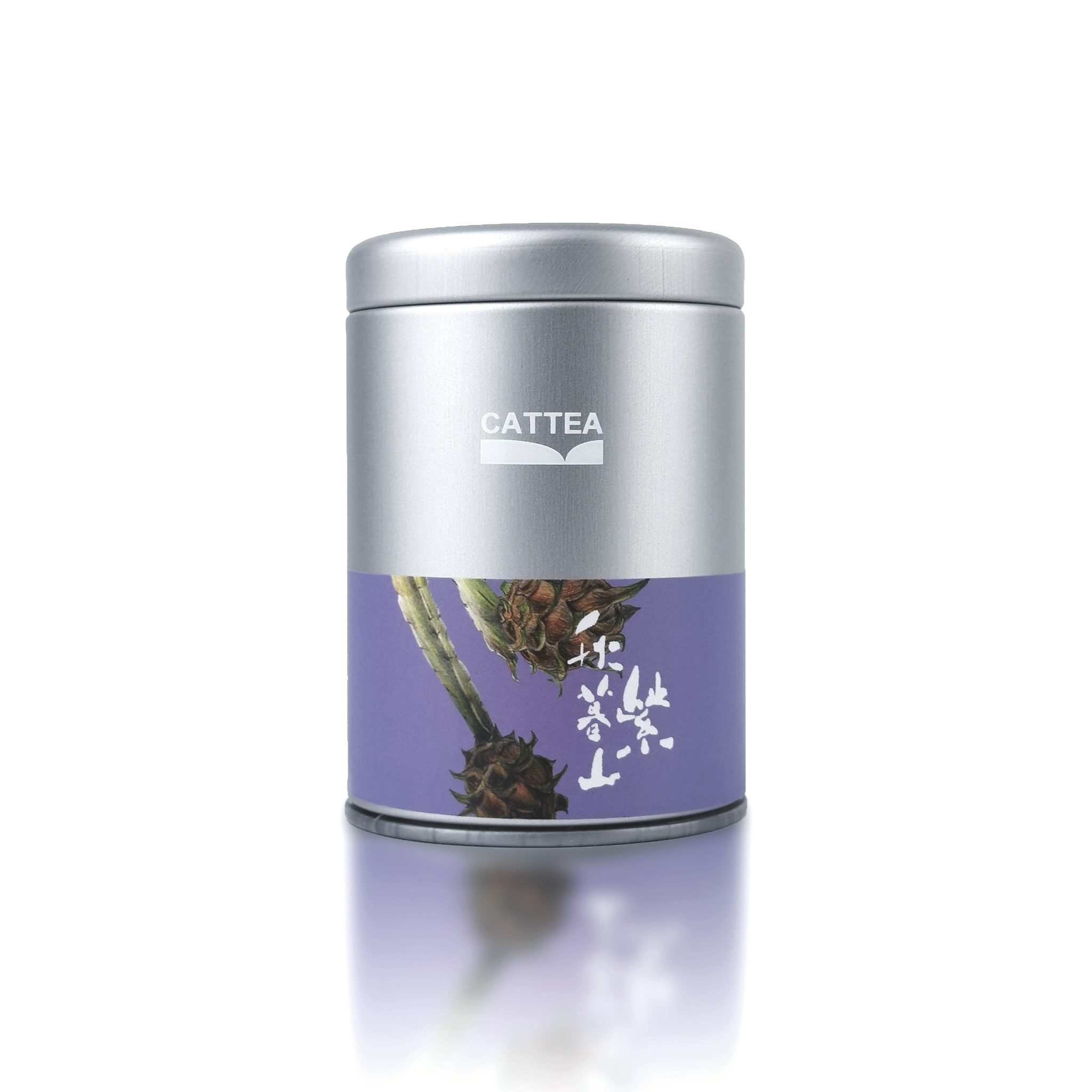 嘉嶼CATTEA®《秋暮山紫》紅龍果洛神花茶 罐＆袋裝組✿90F024